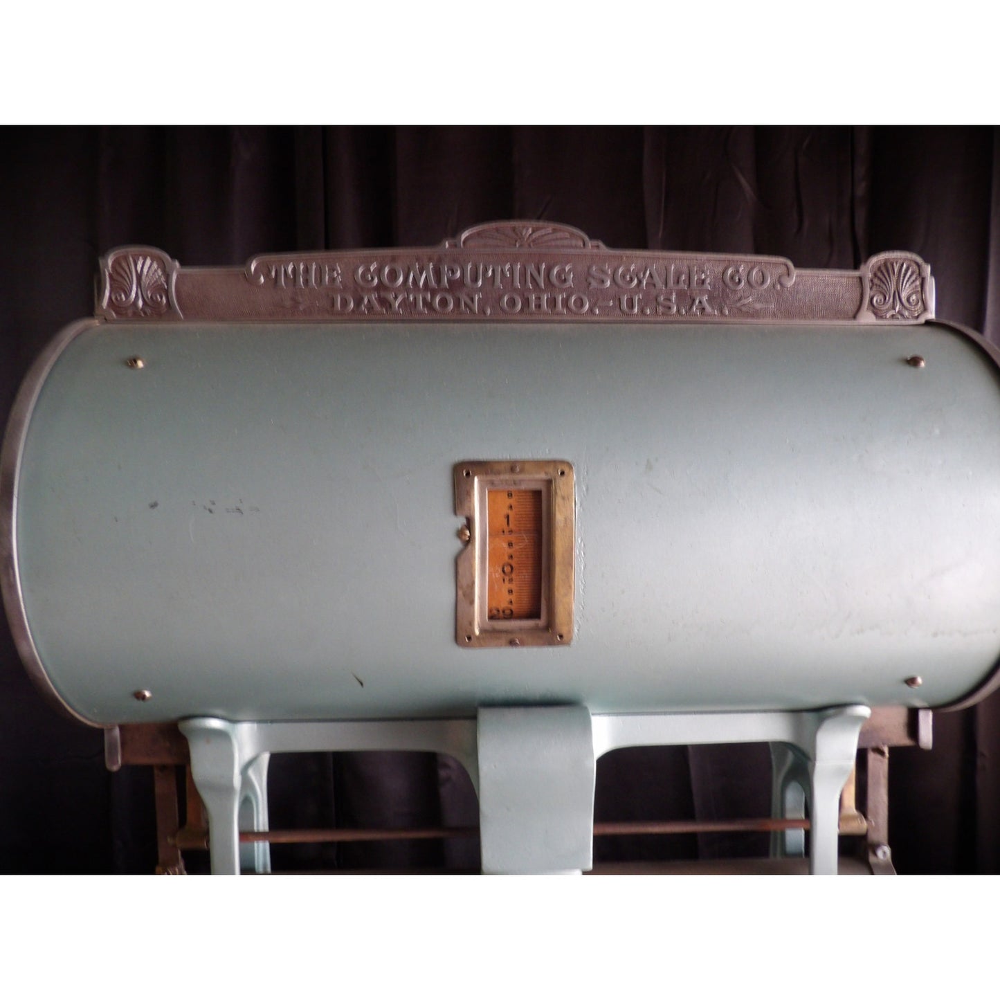 Country Store Dayton Barrel Scale Ornate General Kitchen Antique Vintage