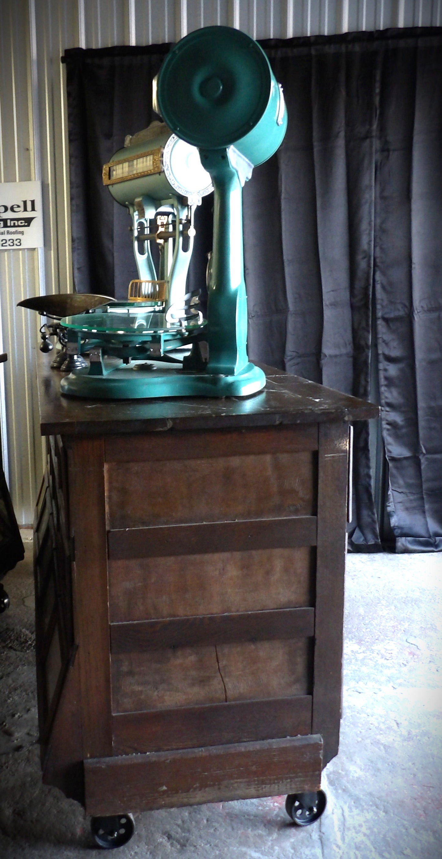 Sherer Seed Bean Counter Cabinet Kitchen Island General Store Country Store