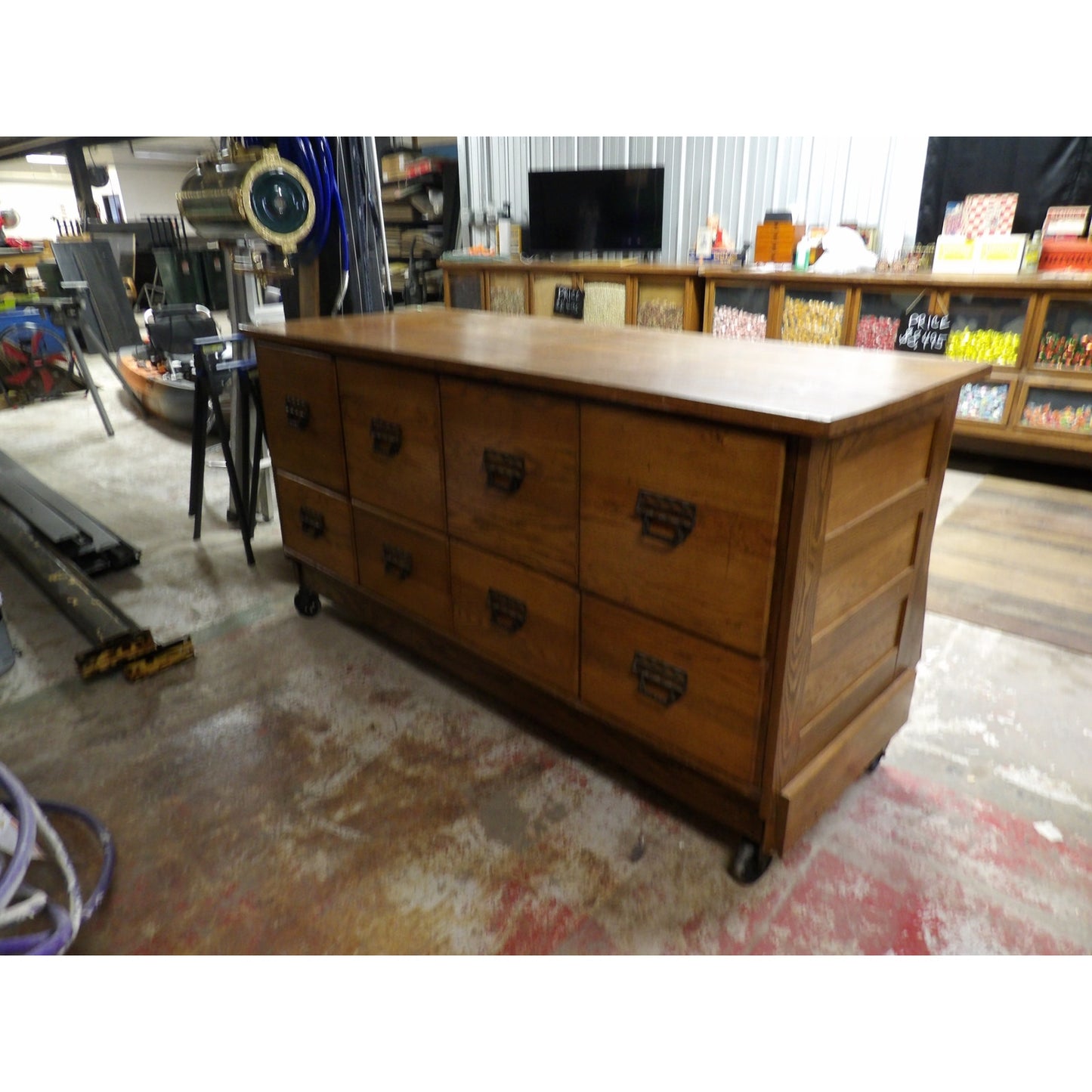 Sherer Seed Counter Cabinet Kitchen Island Country Store