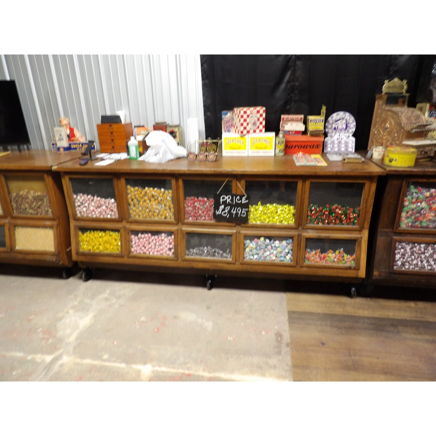 Sherer Seed Counter Cabinet Kitchen Island Country Store