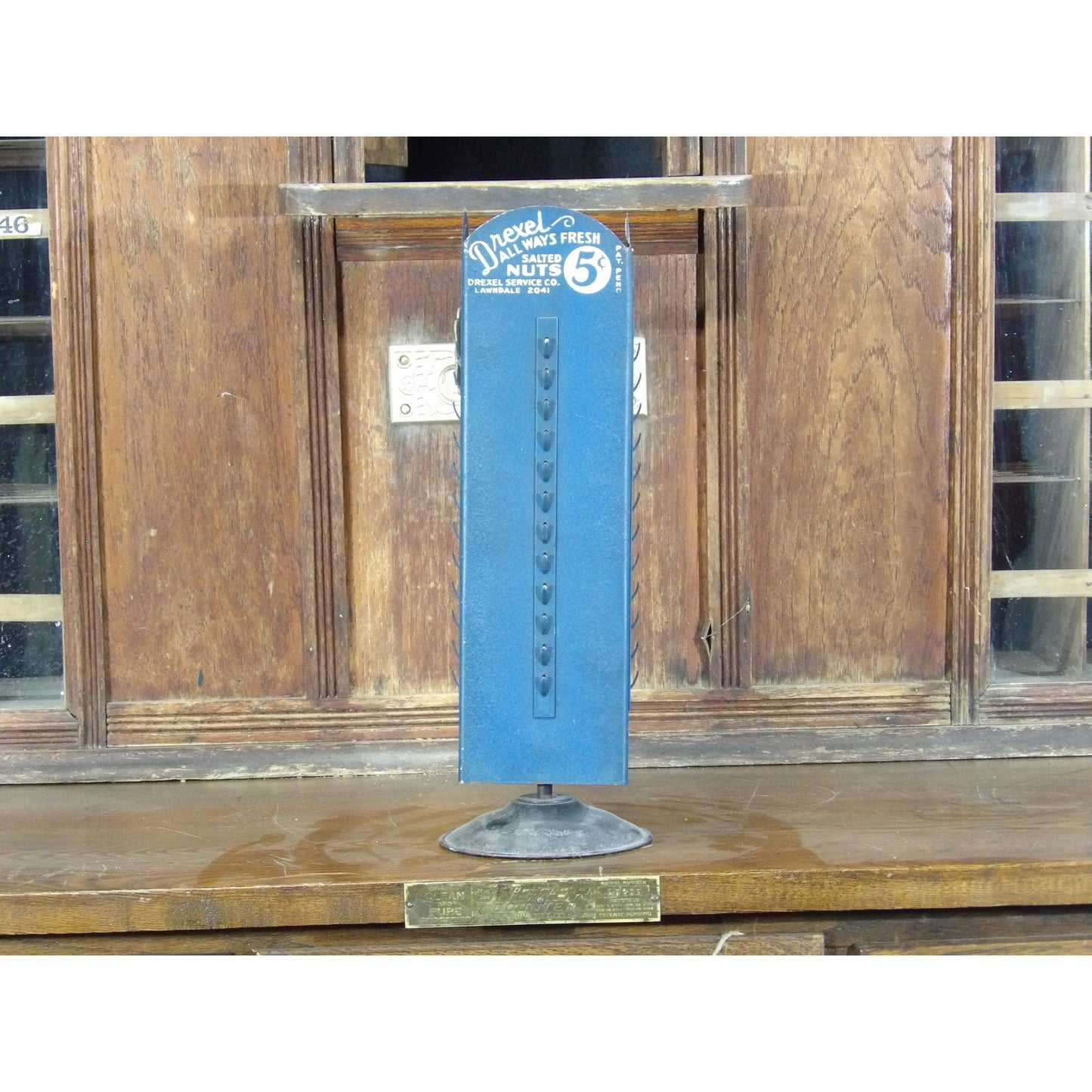 Antique Country Store Drexel Salted Nuts 5 Cent Display