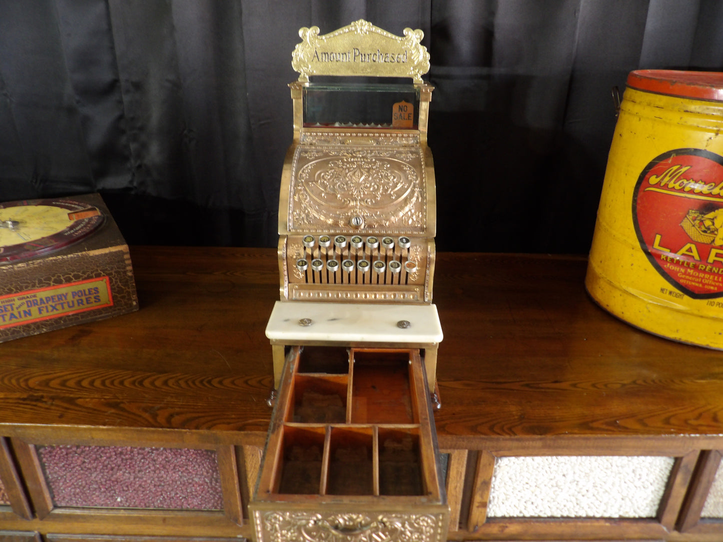 Antique National Cash Register Candy Country Store General Mercantile Ornate