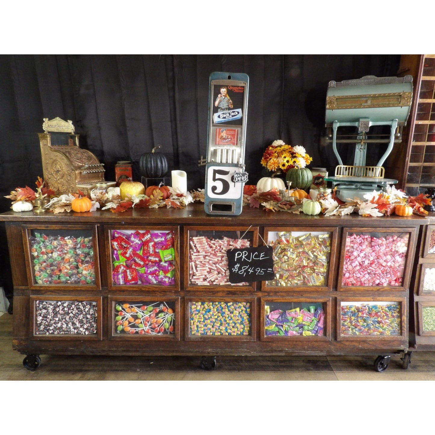 Country Store 5 Cent Candy Machine Rowe Gum Lifesavers Coin