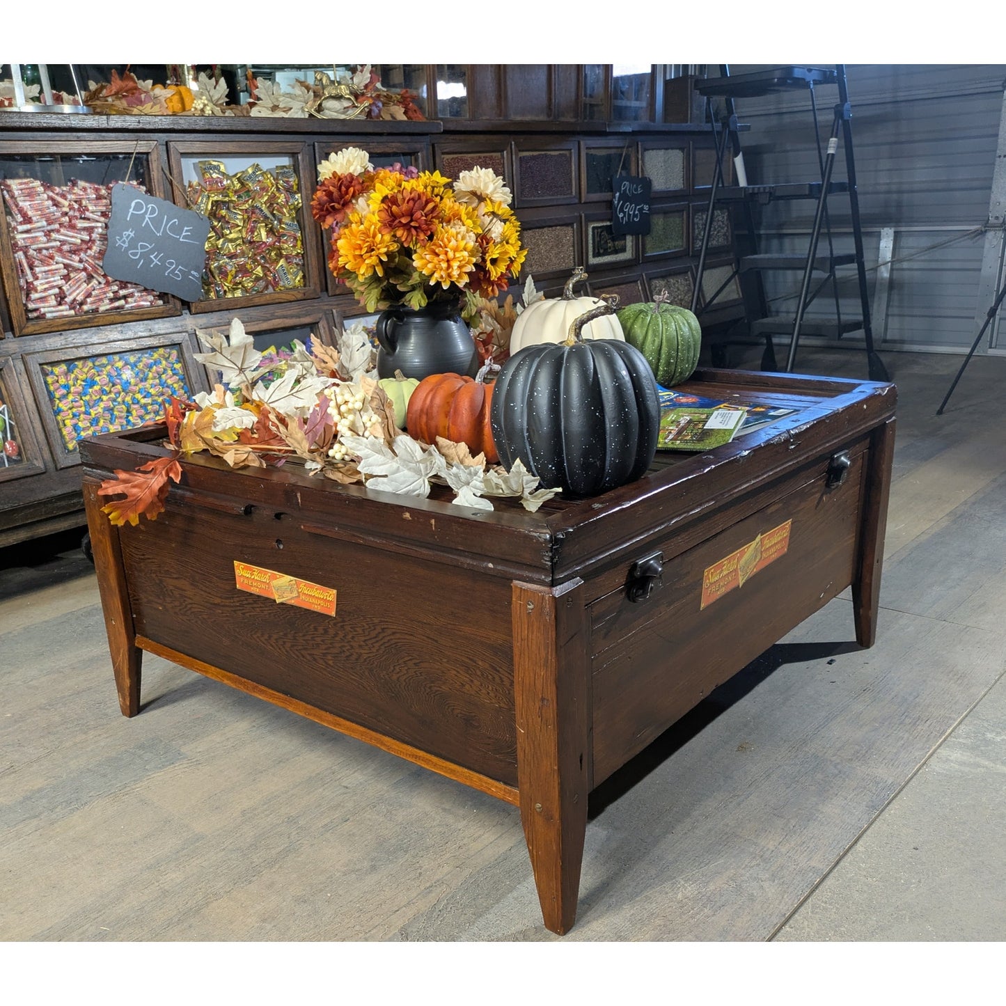 Antique Vintage Incubator Coffee Table Fremont NE Indiana Country Store