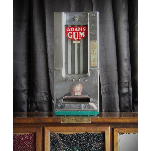Country Store Coin Op Adams 1 Cent Penny Gum Vendor Candy