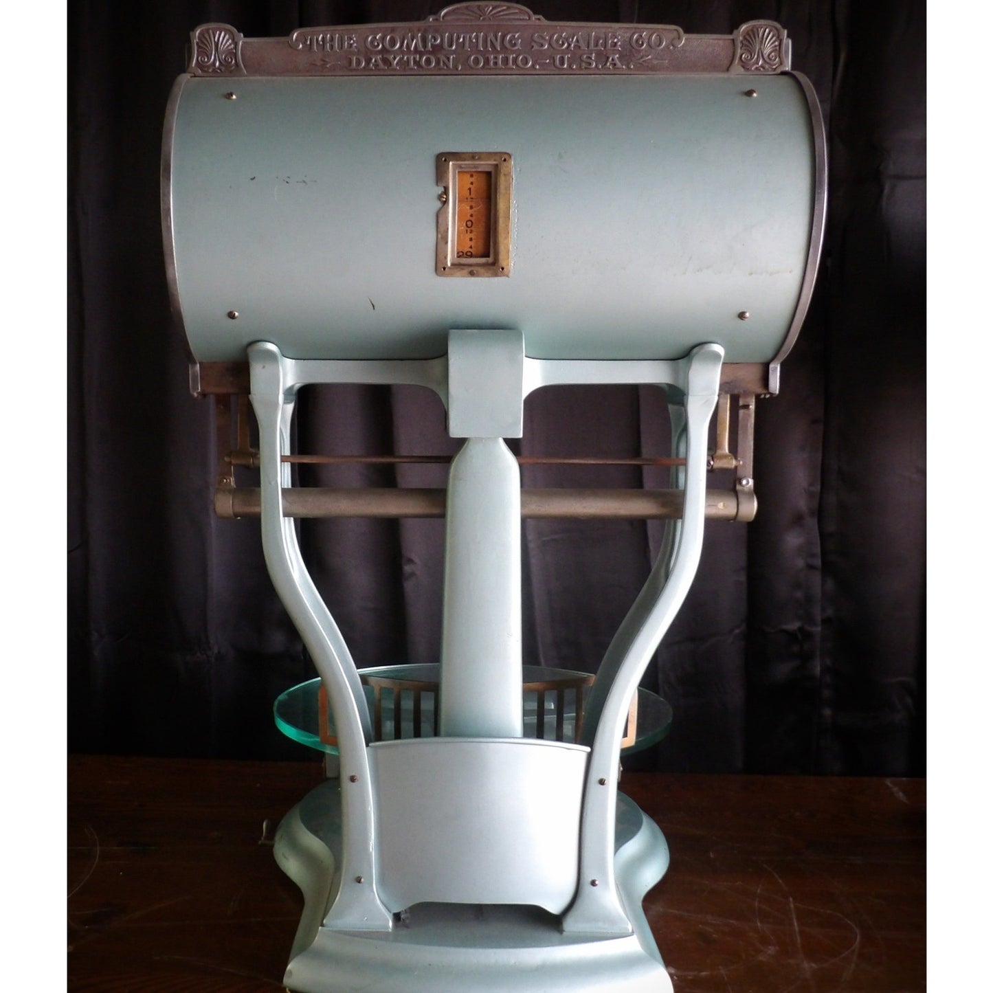 Country Store Dayton Barrel Scale Ornate General Kitchen Antique Vintage