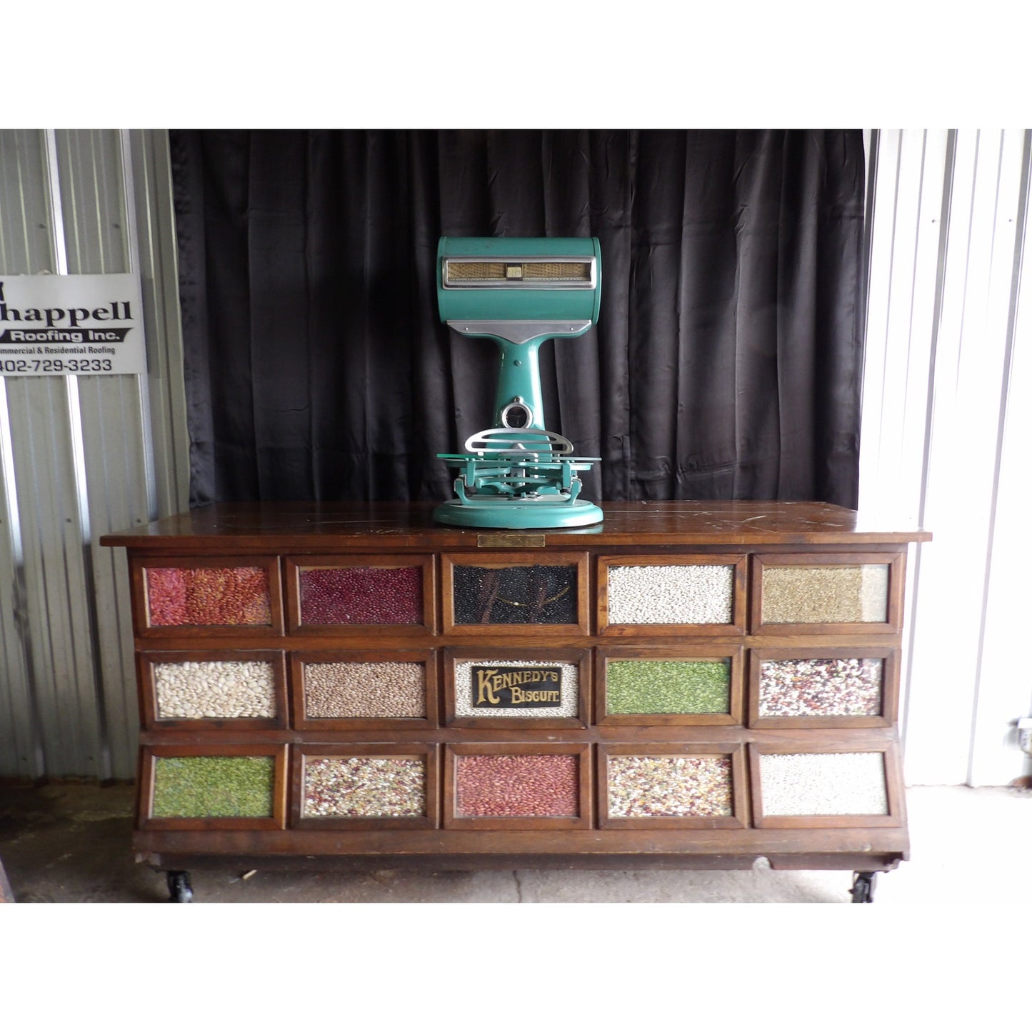 Country Store Dayton Countertop Barrel Scale Kitchen General Antique Vintage