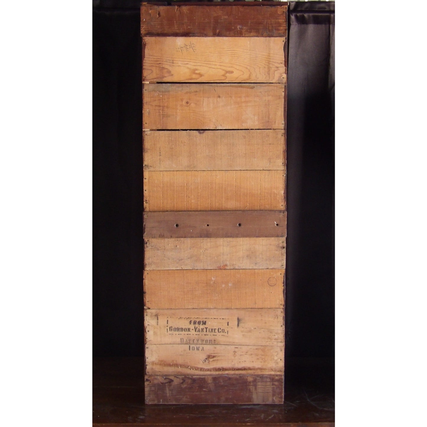 Antique Vintage Country Store General Gordon Van Tine Seed Display Cabinet Hobby Crafting Storage Kitchen Decor