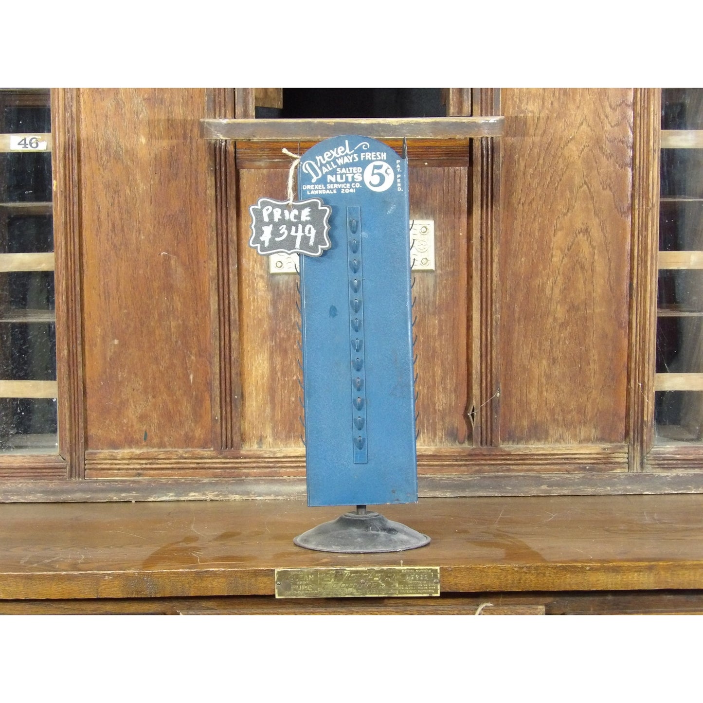 Antique Country Store Drexel Salted Nuts 5 Cent Display
