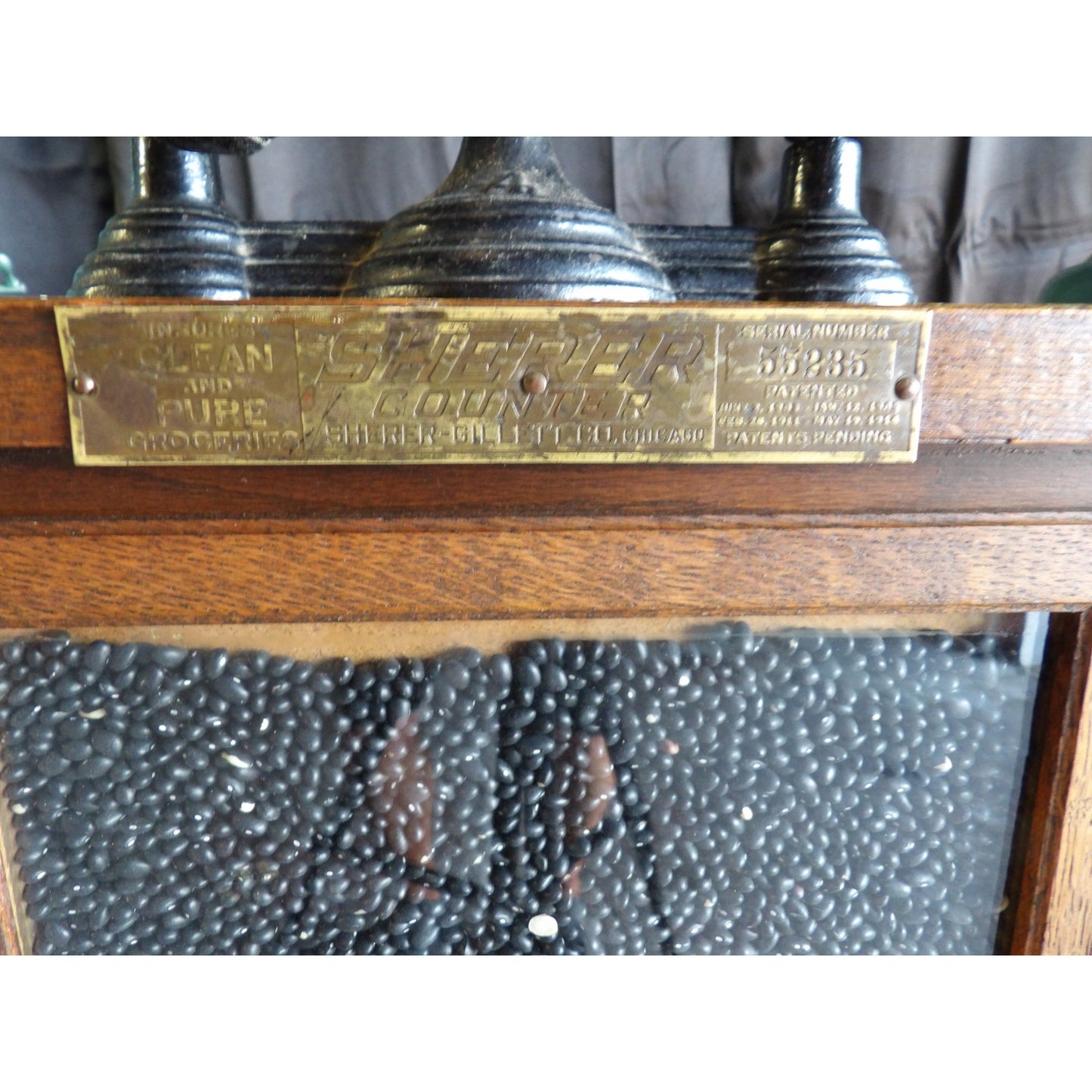 Sherer Seed Bean Counter Cabinet Kitchen Island General Store Country Store