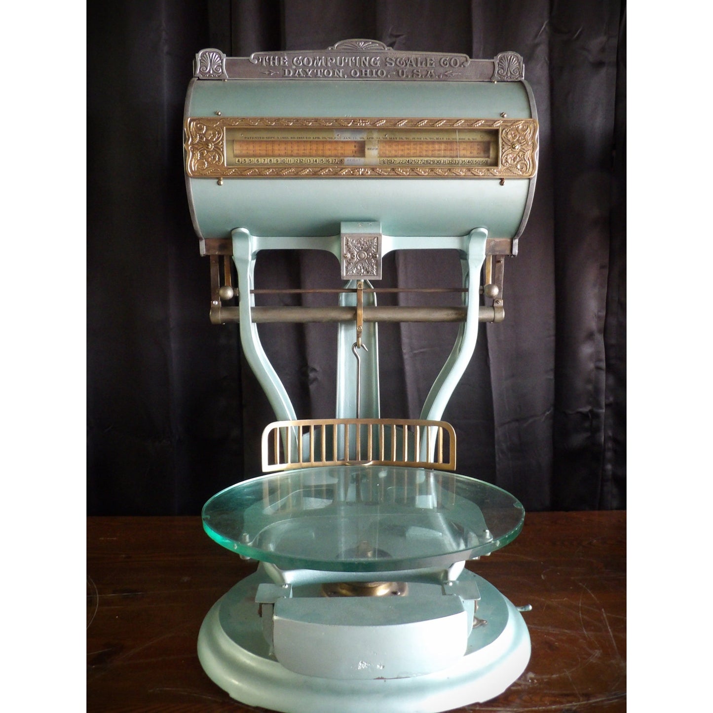 Country Store Dayton Barrel Scale Ornate General Kitchen Antique Vintage